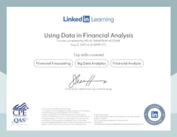 Using Data in Financial Analysis