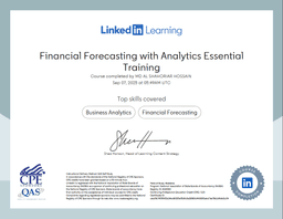 Financial Forecasting with Analytics Essential Training